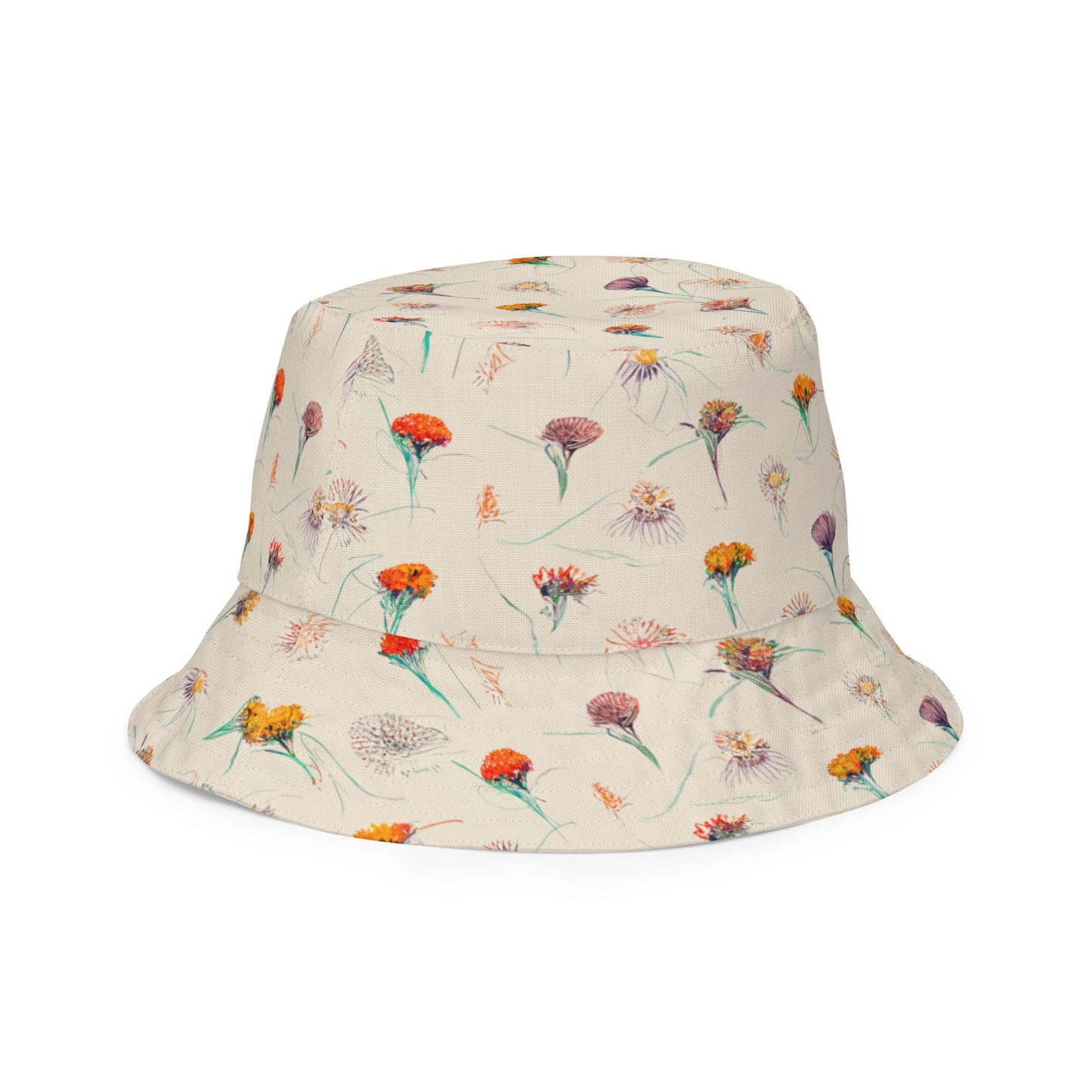 Sketches in Bloom Reversible bucket hat