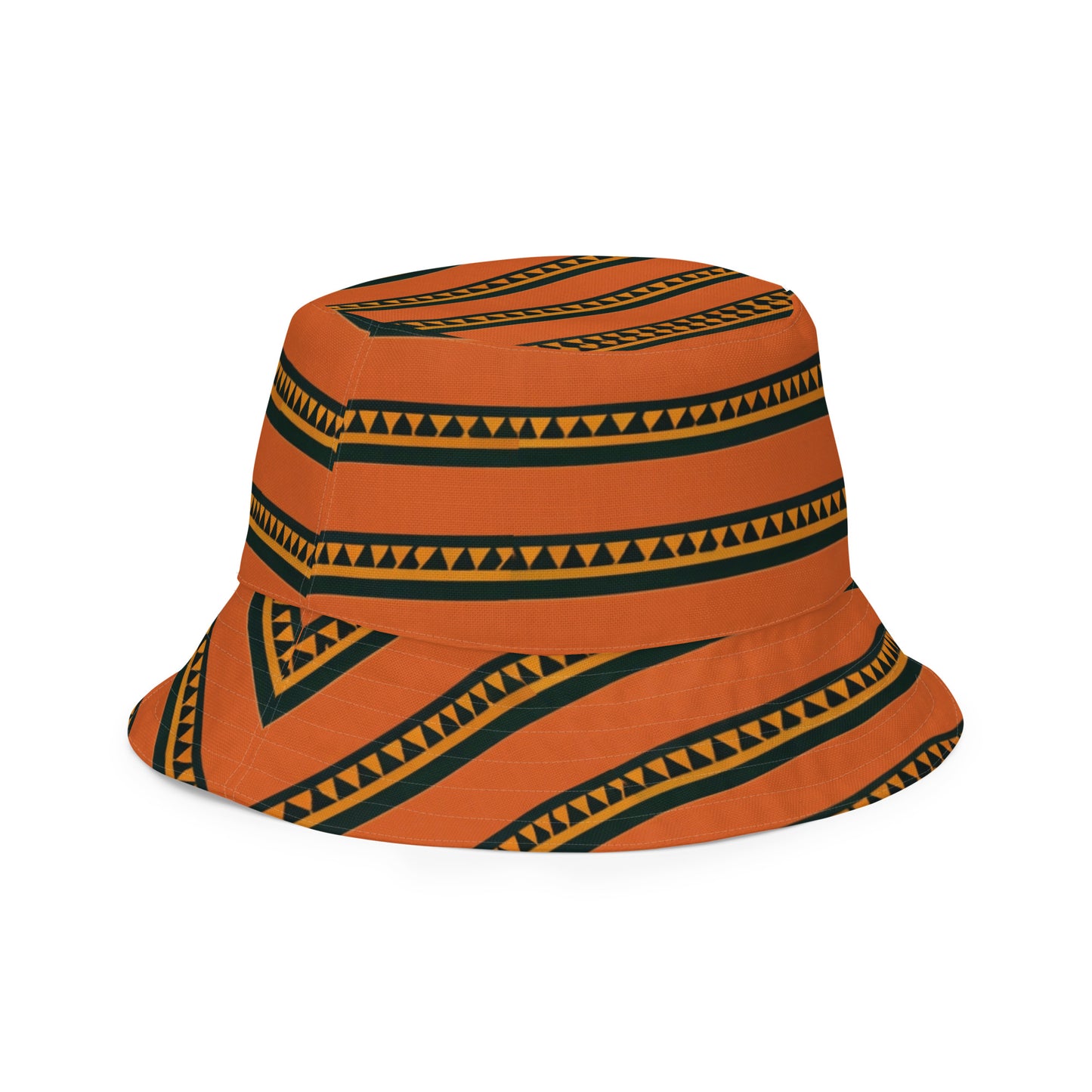 Timbuktu Tangerine Tapestry Reversible bucket hat