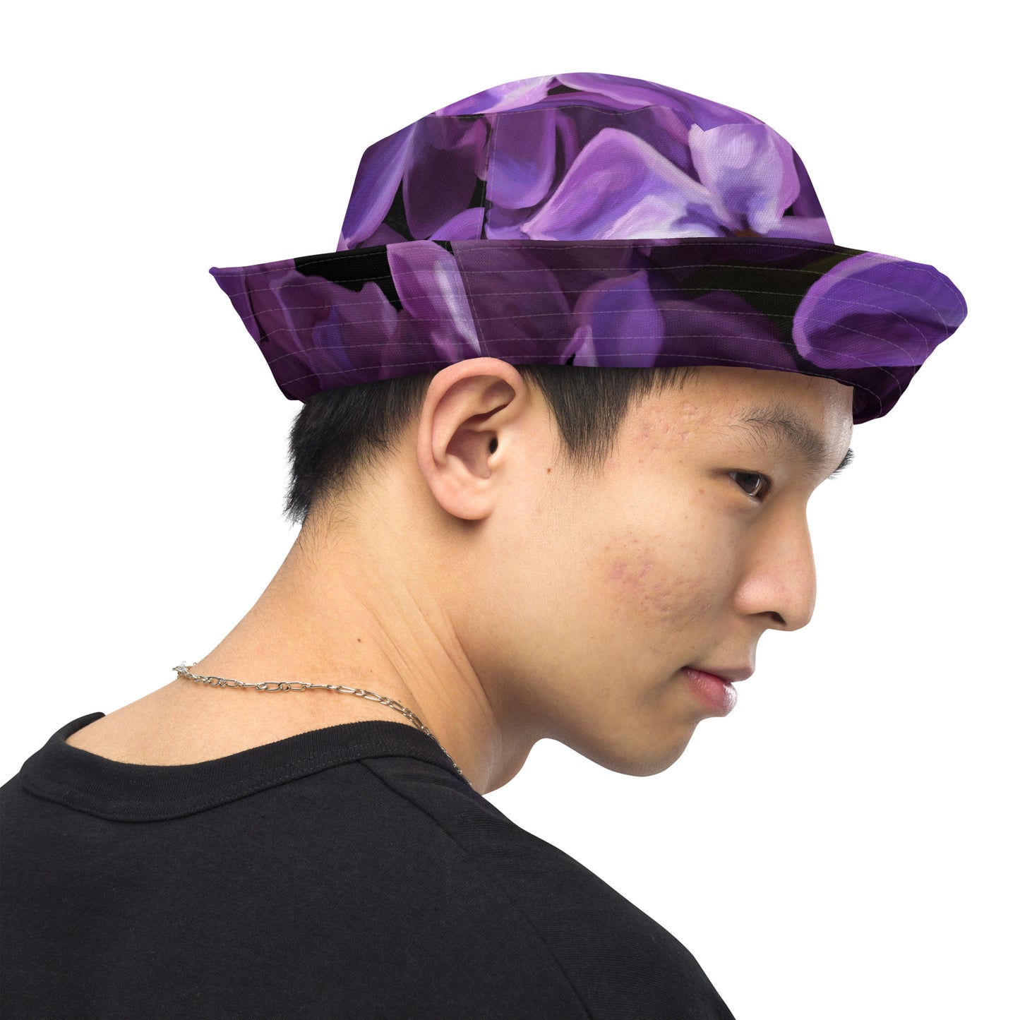 Jimmy’s Lilac Reversible bucket hat