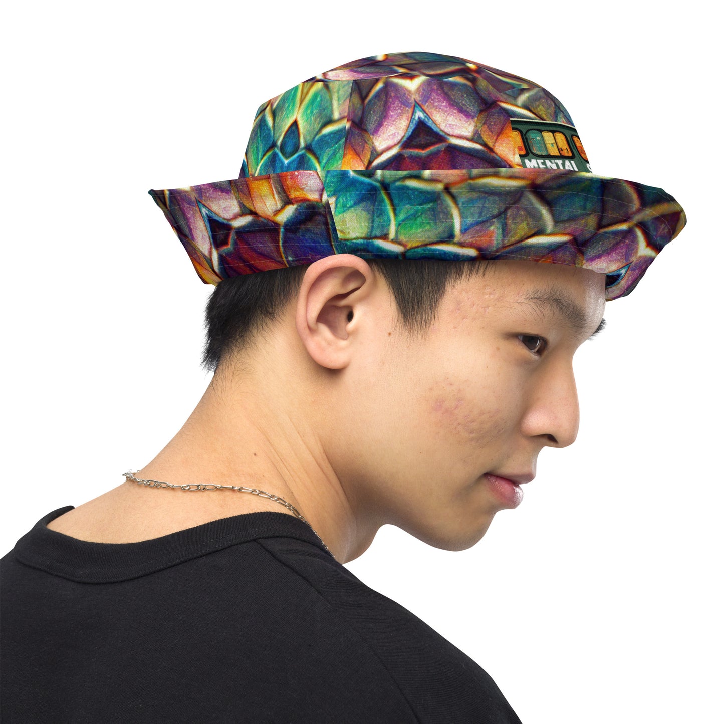 Margonithia, the Glittering Rainbow Sovereign Reversible bucket hat