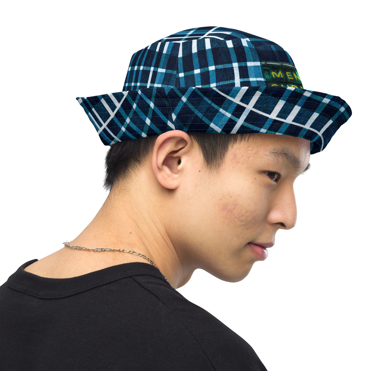Royal Blue Scottish Heritage Reversible bucket hat