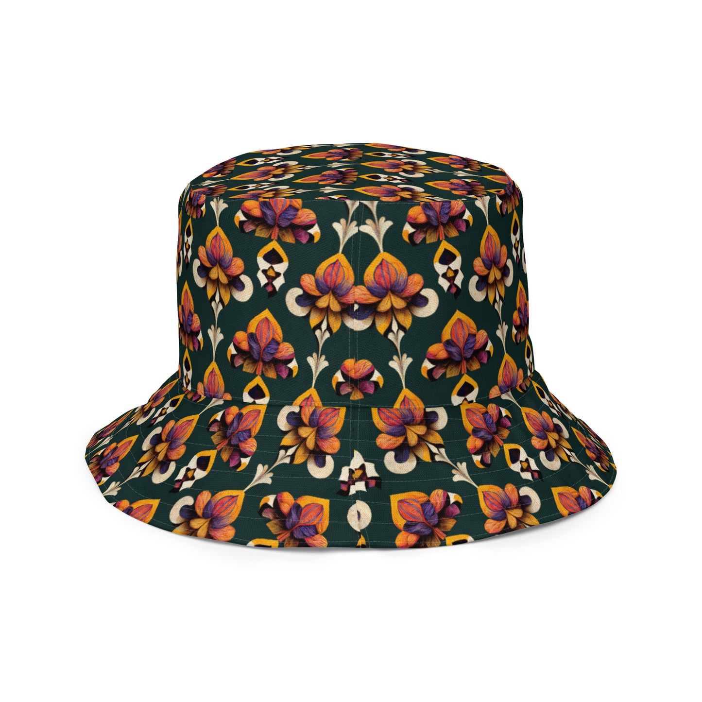 Taza’s Radiant Petals Reversible bucket hat