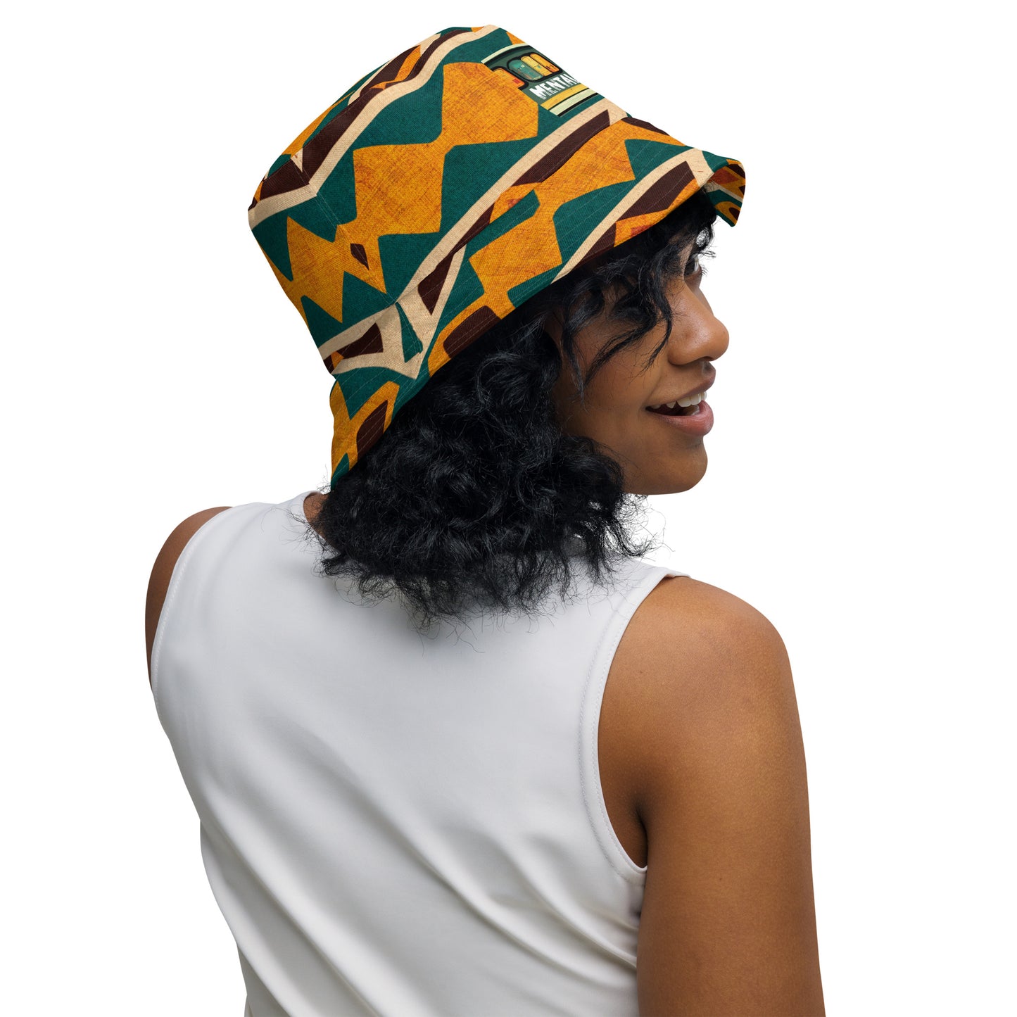 Tropical Diamond Tango Reversible bucket hat