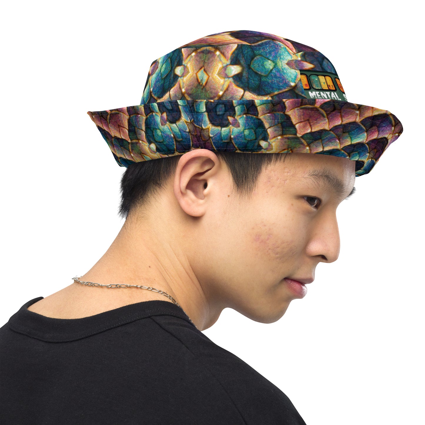 Joannesong, the Prismatic Wilderness Muse Reversible bucket hat