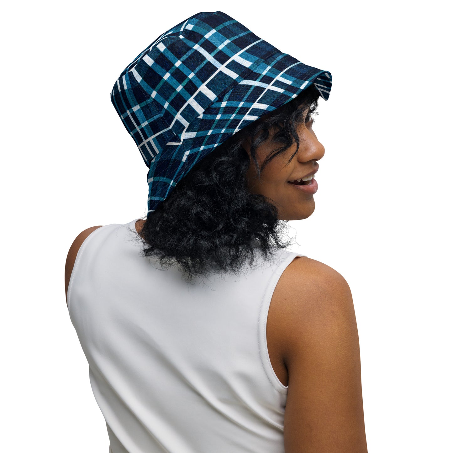 Royal Blue Scottish Heritage Reversible bucket hat