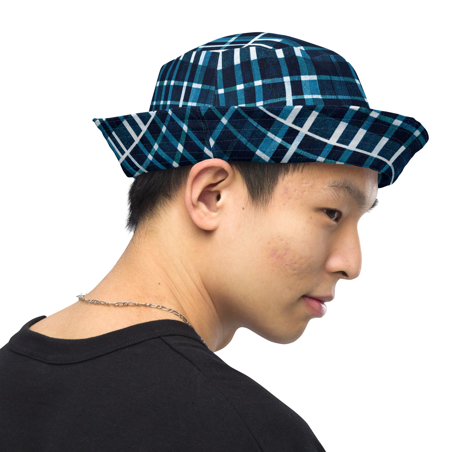 Royal Blue Scottish Heritage Reversible bucket hat