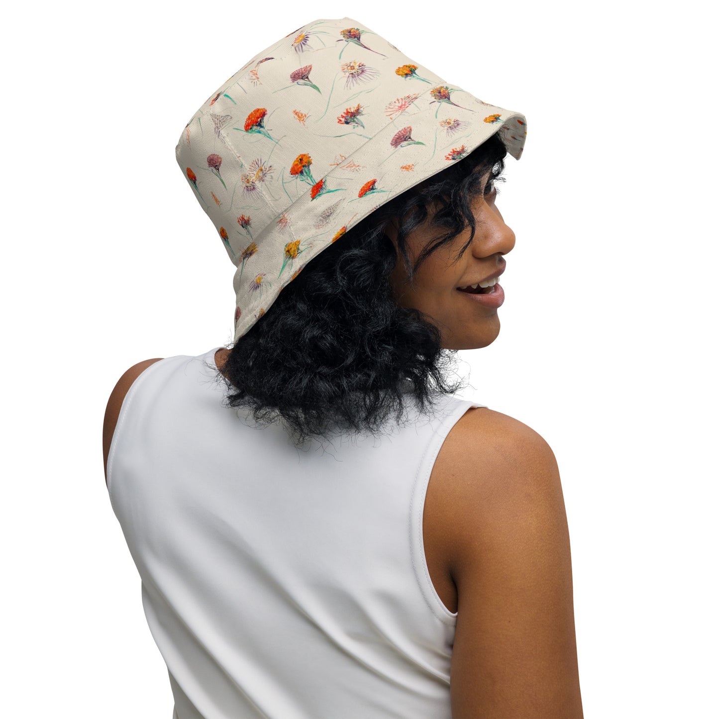 Sketches in Bloom Reversible bucket hat