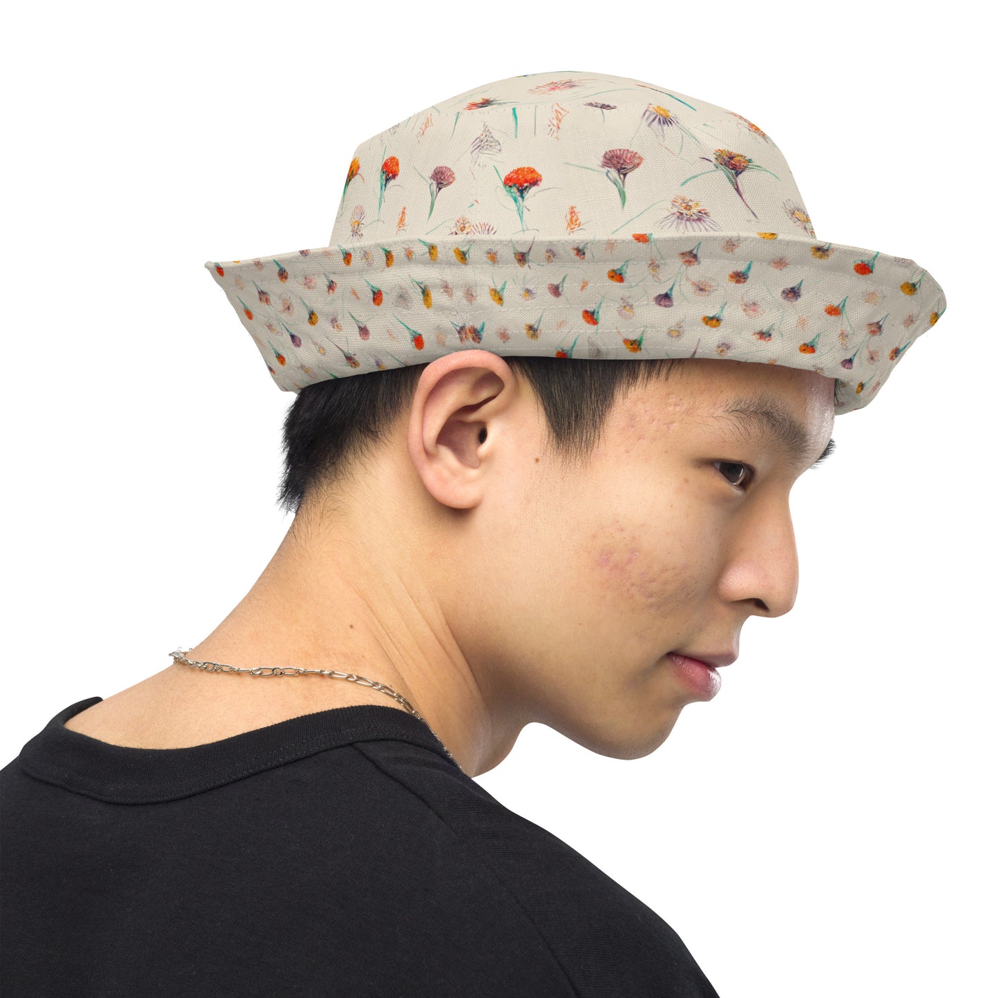 Sketches in Bloom Reversible bucket hat
