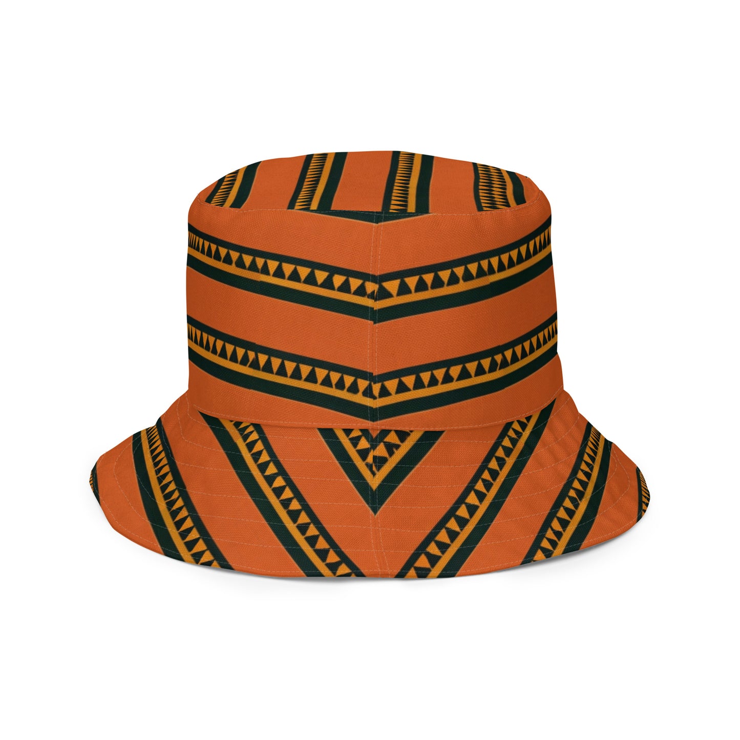 Timbuktu Tangerine Tapestry Reversible bucket hat