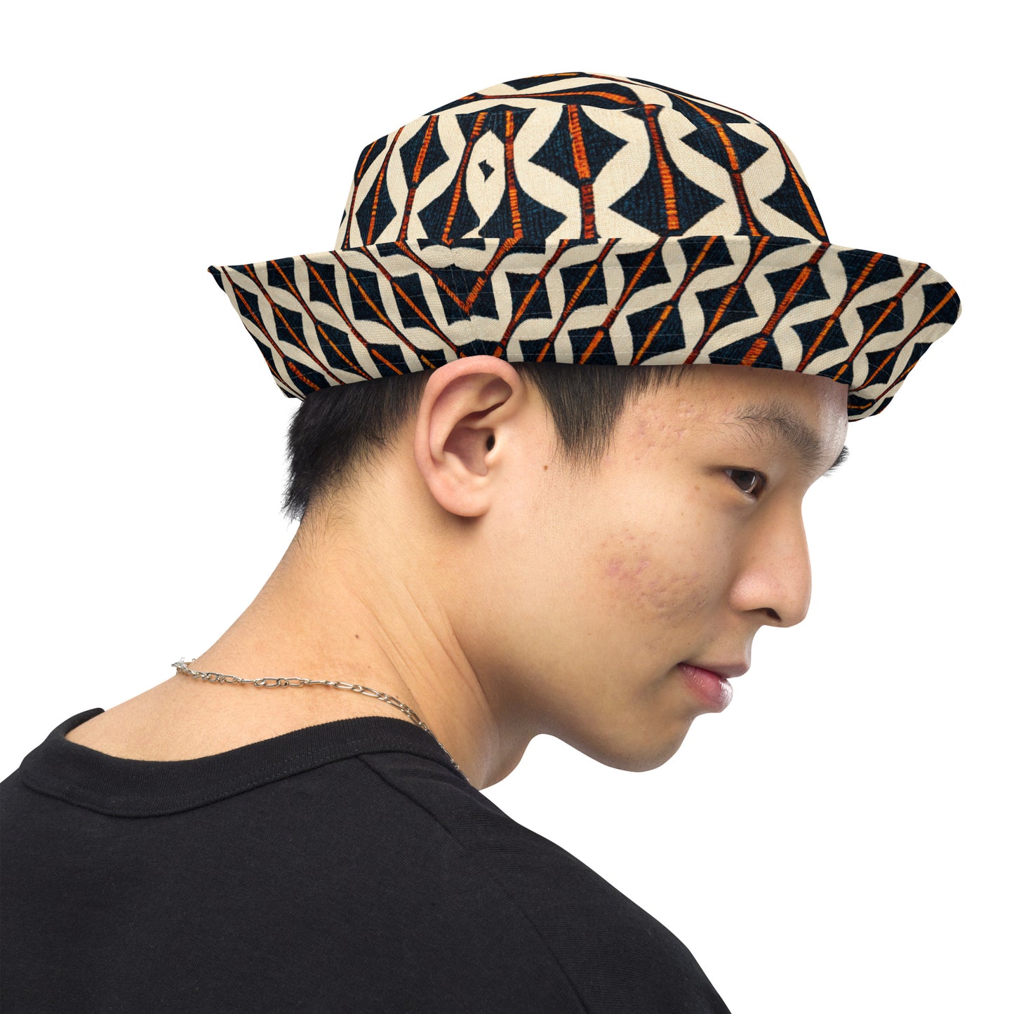 Tribal Tones In Harmony Reversible bucket hat