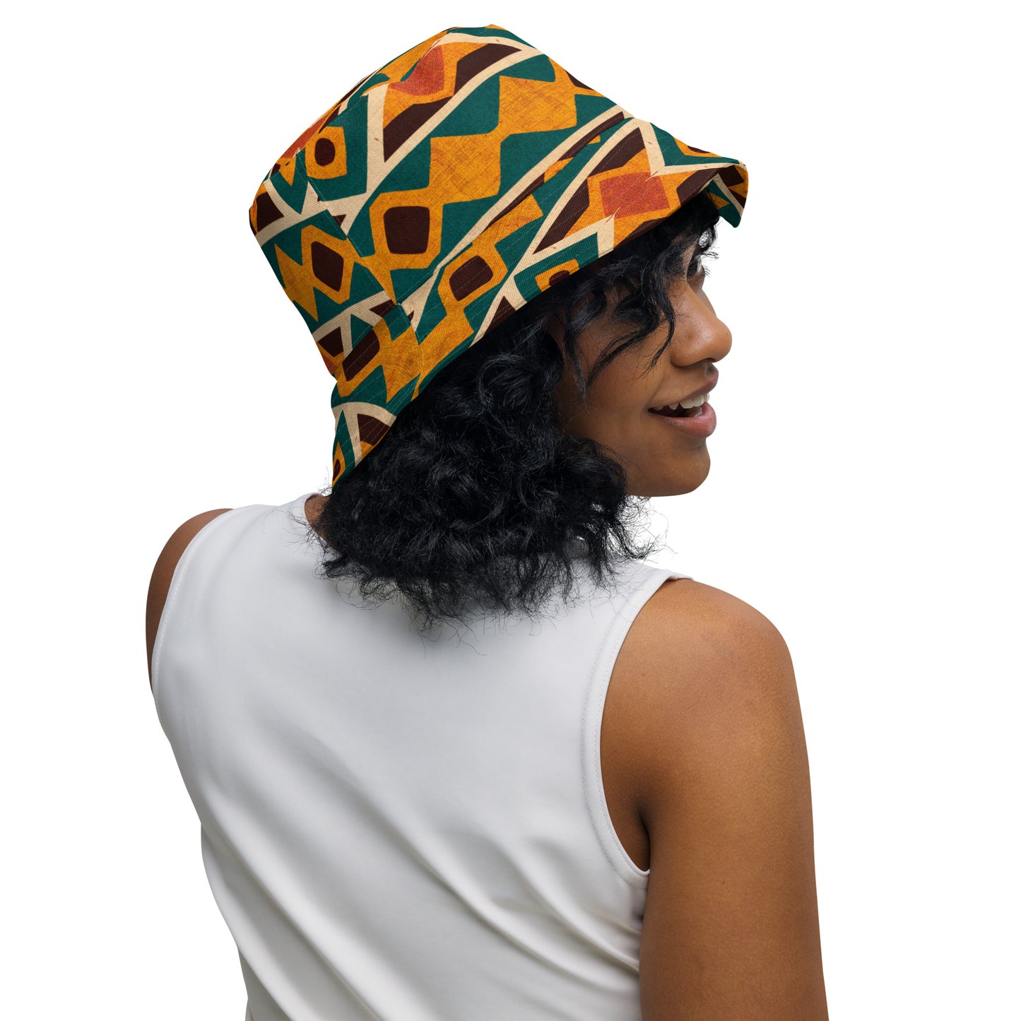 Tropical Diamond Tango Reversible bucket hat