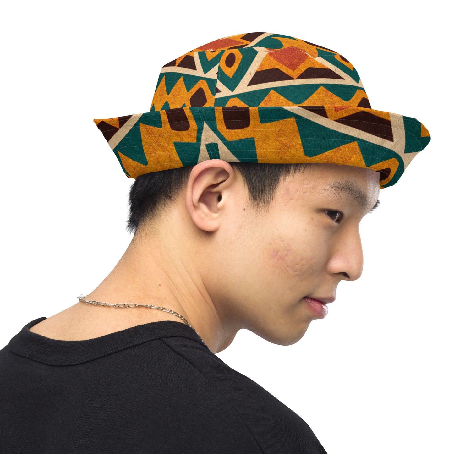 Tropical Diamond Tango Reversible bucket hat