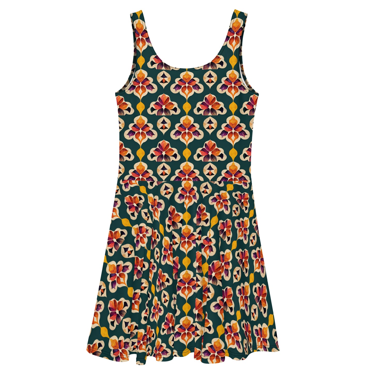 Ifrane’s Rainbow Blossoms Skater Dress