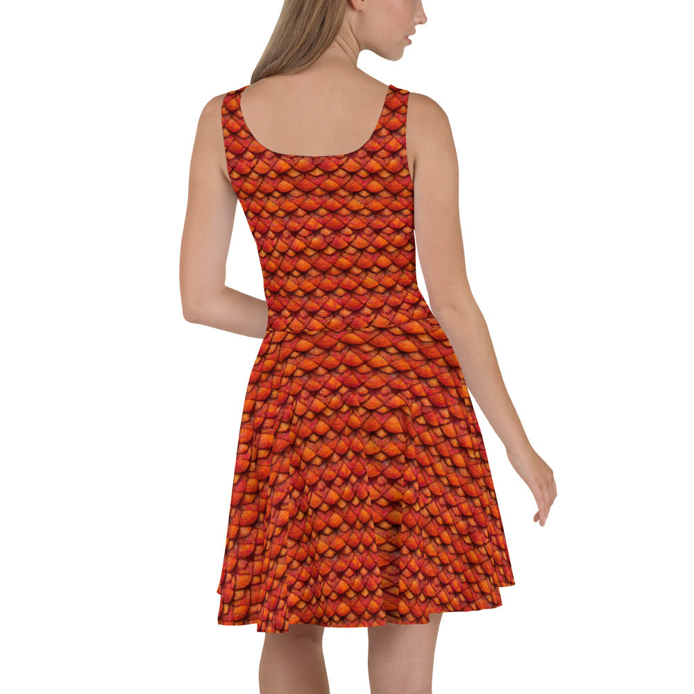 Kurtalor, the Infernal Sentinel of Joy and Peace Skater Dress