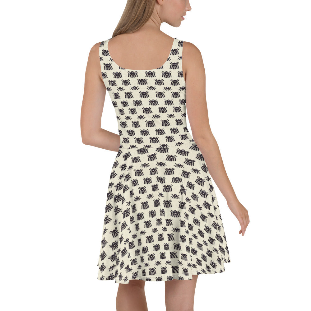 Nocturnal Crawlers Skater Dress