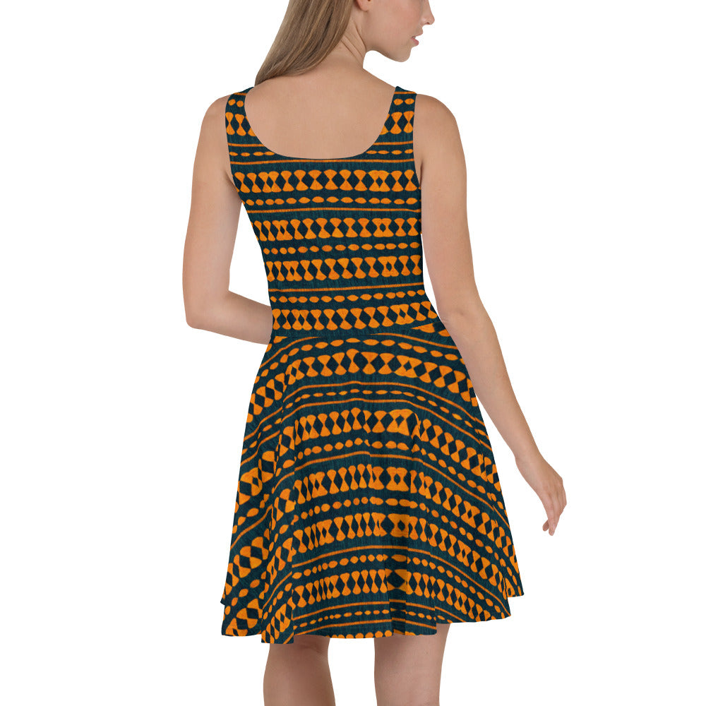 Safari Symphony Skater Dress