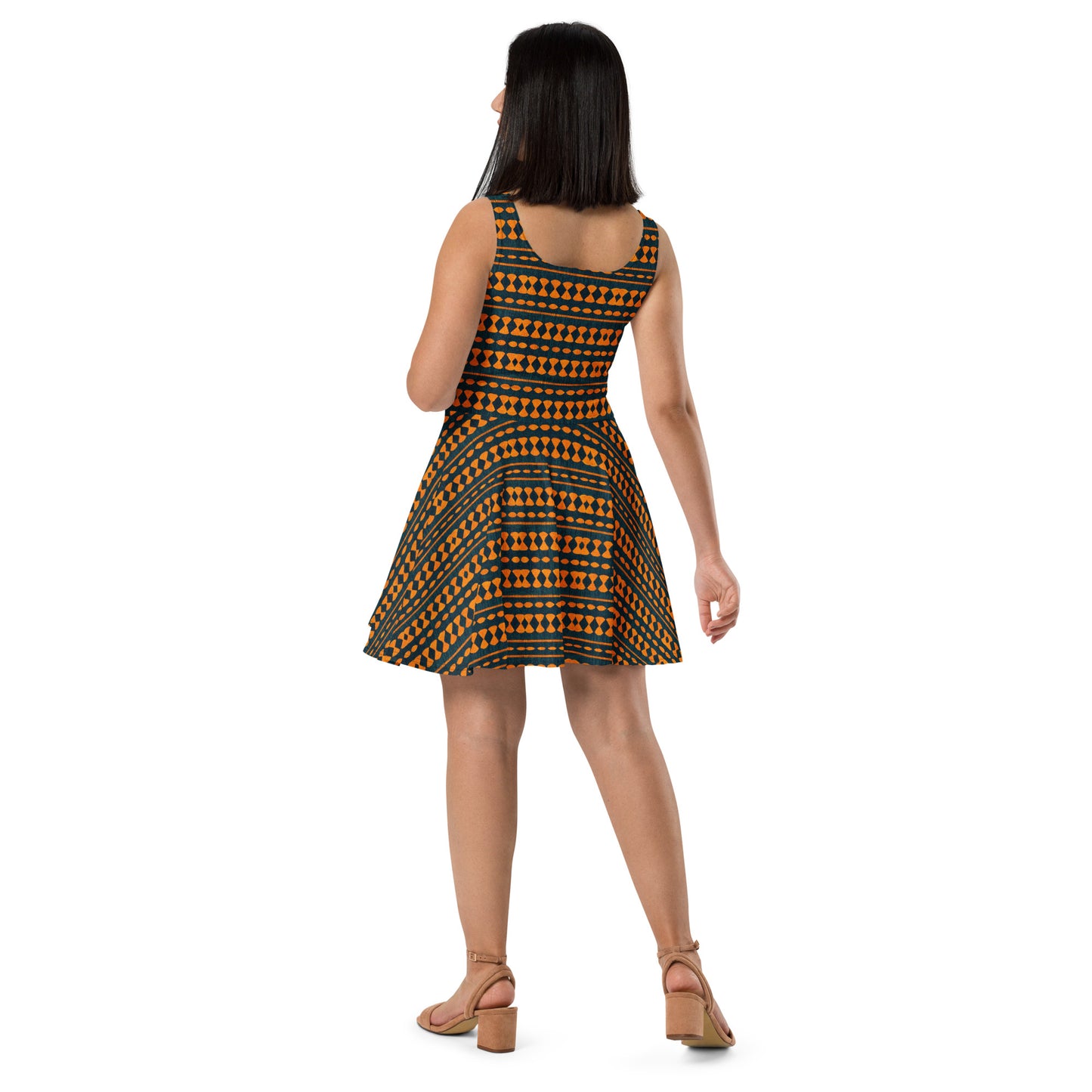 Safari Symphony Skater Dress