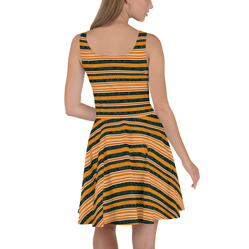 Serengeti Symphony Skater Dress