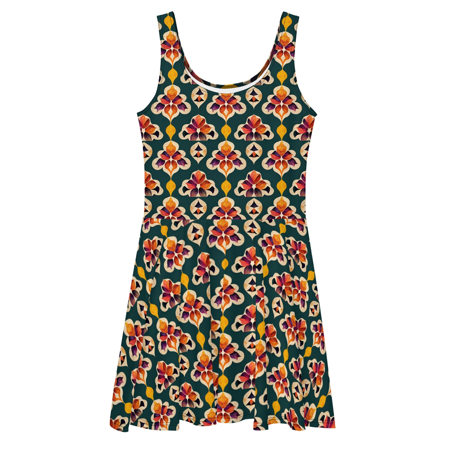 Ifrane’s Rainbow Blossoms Skater Dress