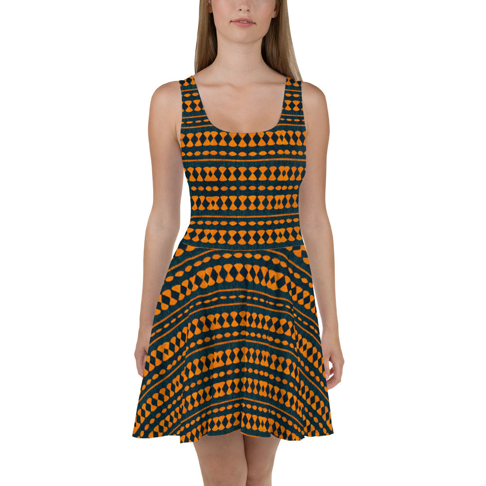 Safari Symphony Skater Dress