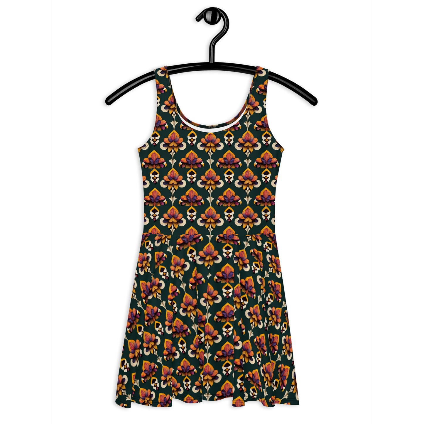 Taza’s Radiant Petals Skater Dress