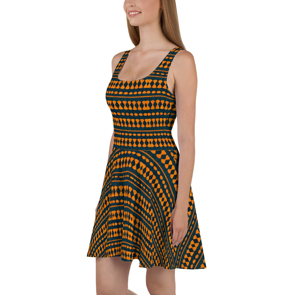 Safari Symphony Skater Dress