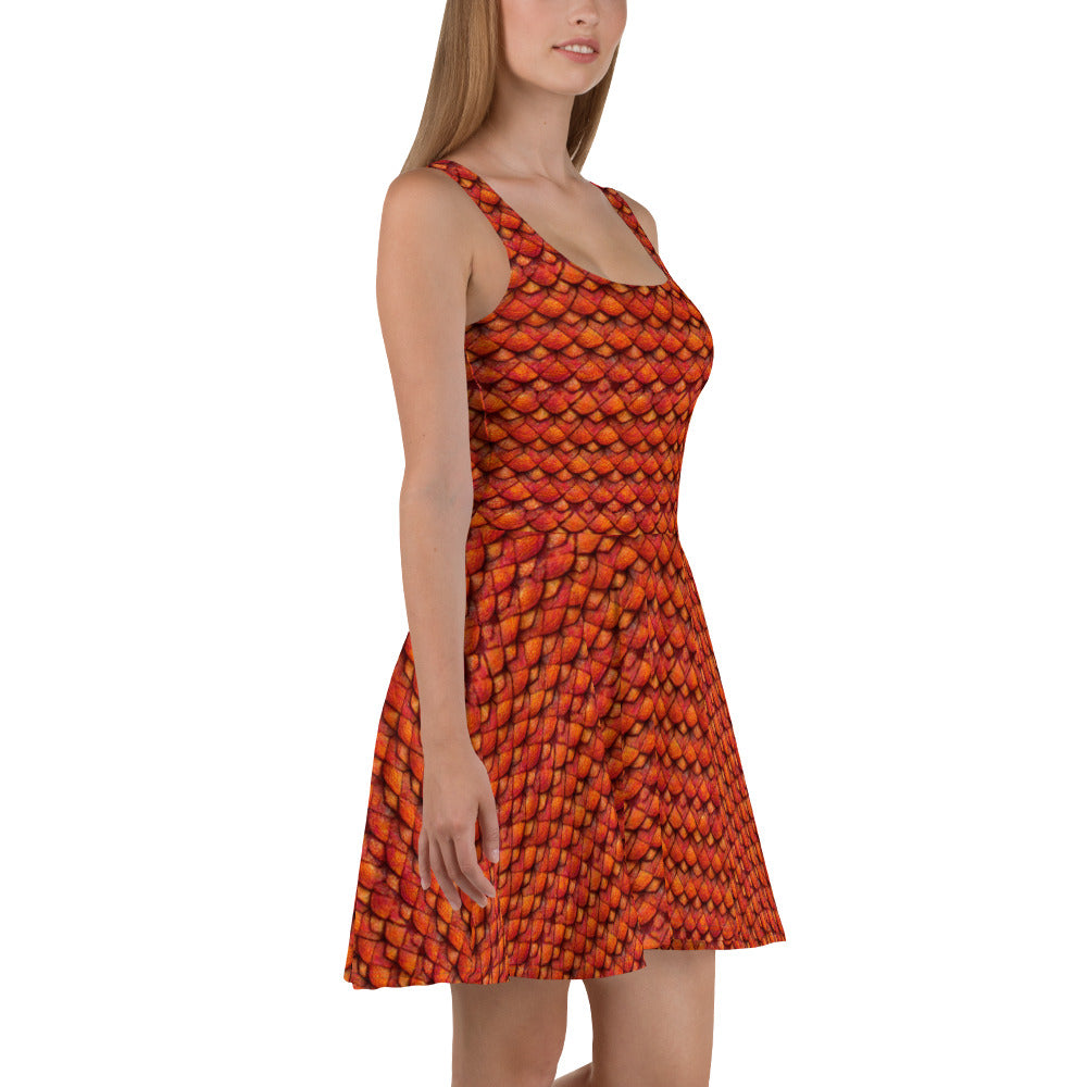 Kurtalor, the Infernal Sentinel of Joy and Peace Skater Dress