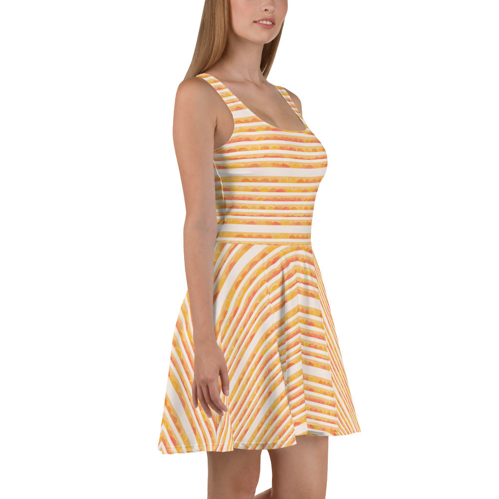 Rising Sun Skater Dress