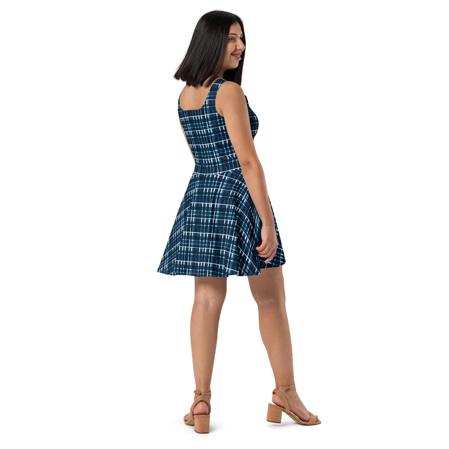 Royal Blue Scottish Heritage Skater Dress