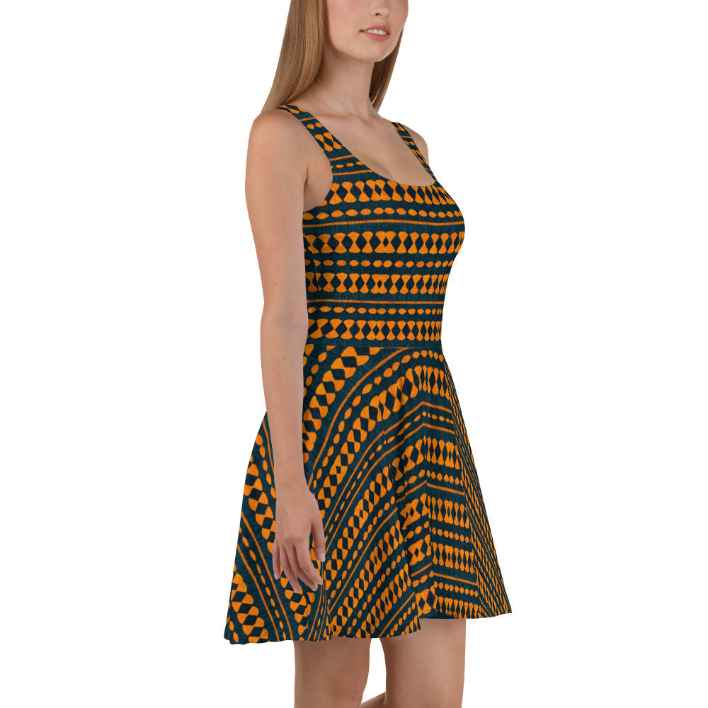 Safari Symphony Skater Dress