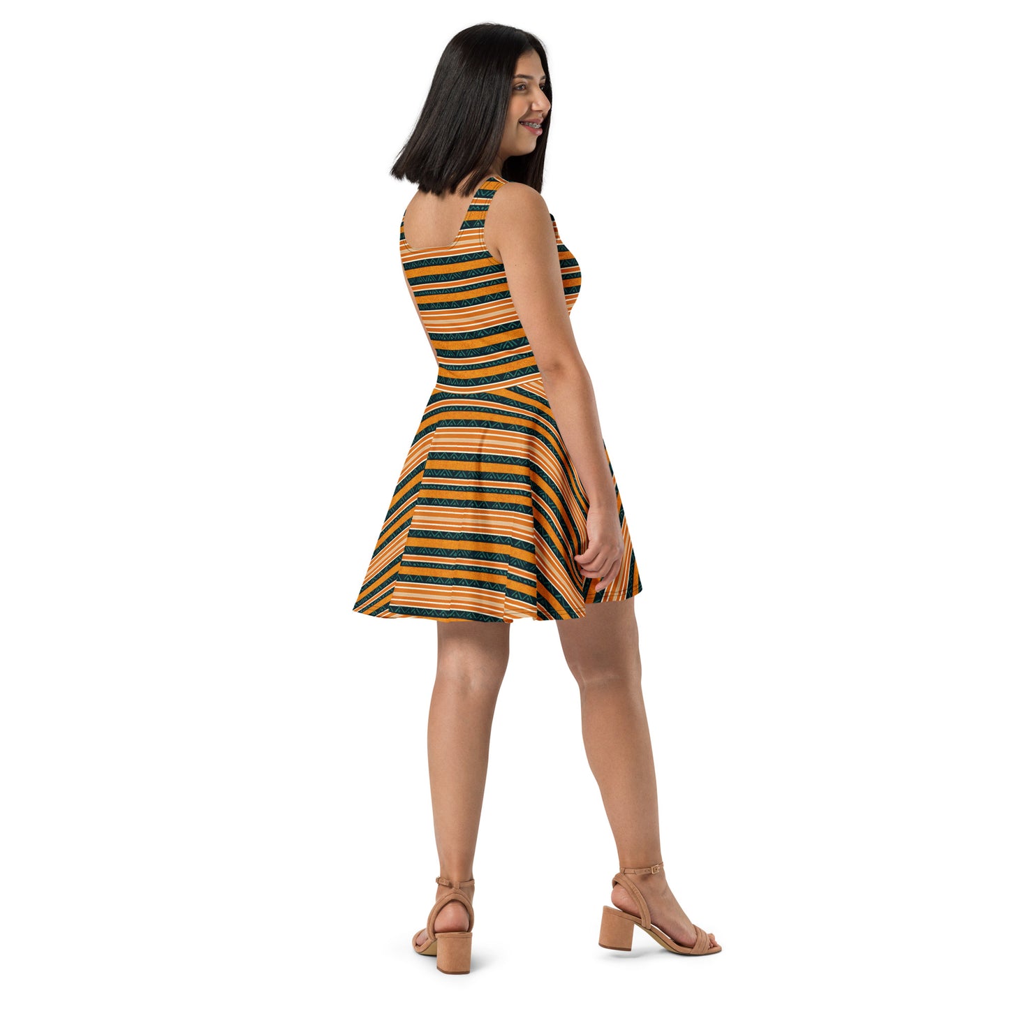 Serengeti Symphony Skater Dress