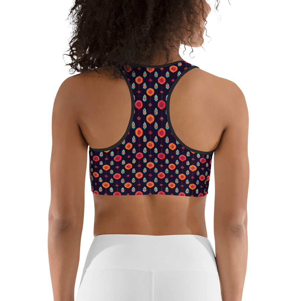 Free Spirited Flora Sports bra