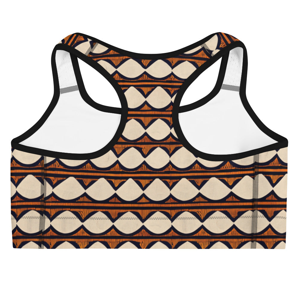 Kilimanjaro Creamsicle Sports bra