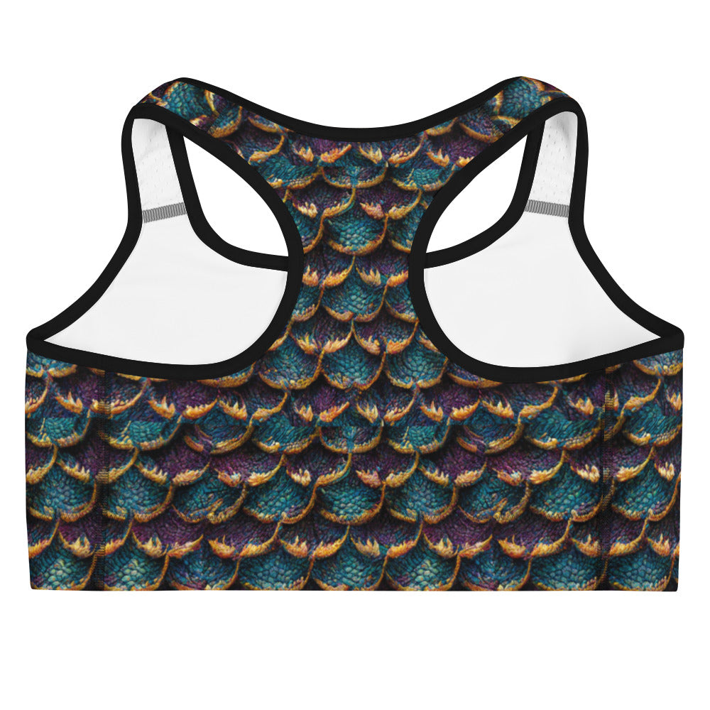 Maelorin, the Coastal Illusionist Dragon Sports bra