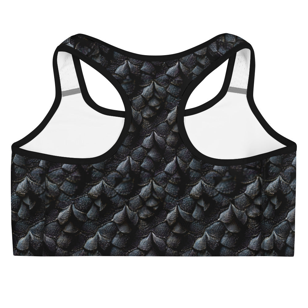 Onyxxor, the Cliff Sentinel Dragon Sports bra