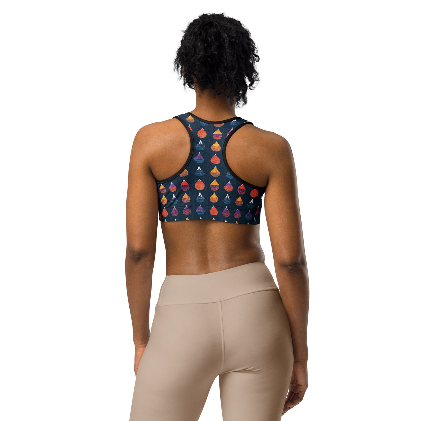 Prismatic Precipitation Sports bra