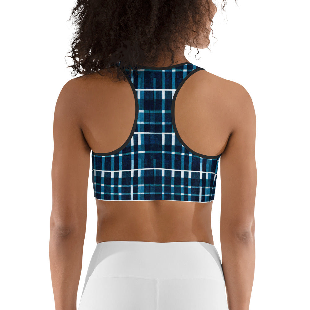 Royal Blue Scottish Heritage Sports bra