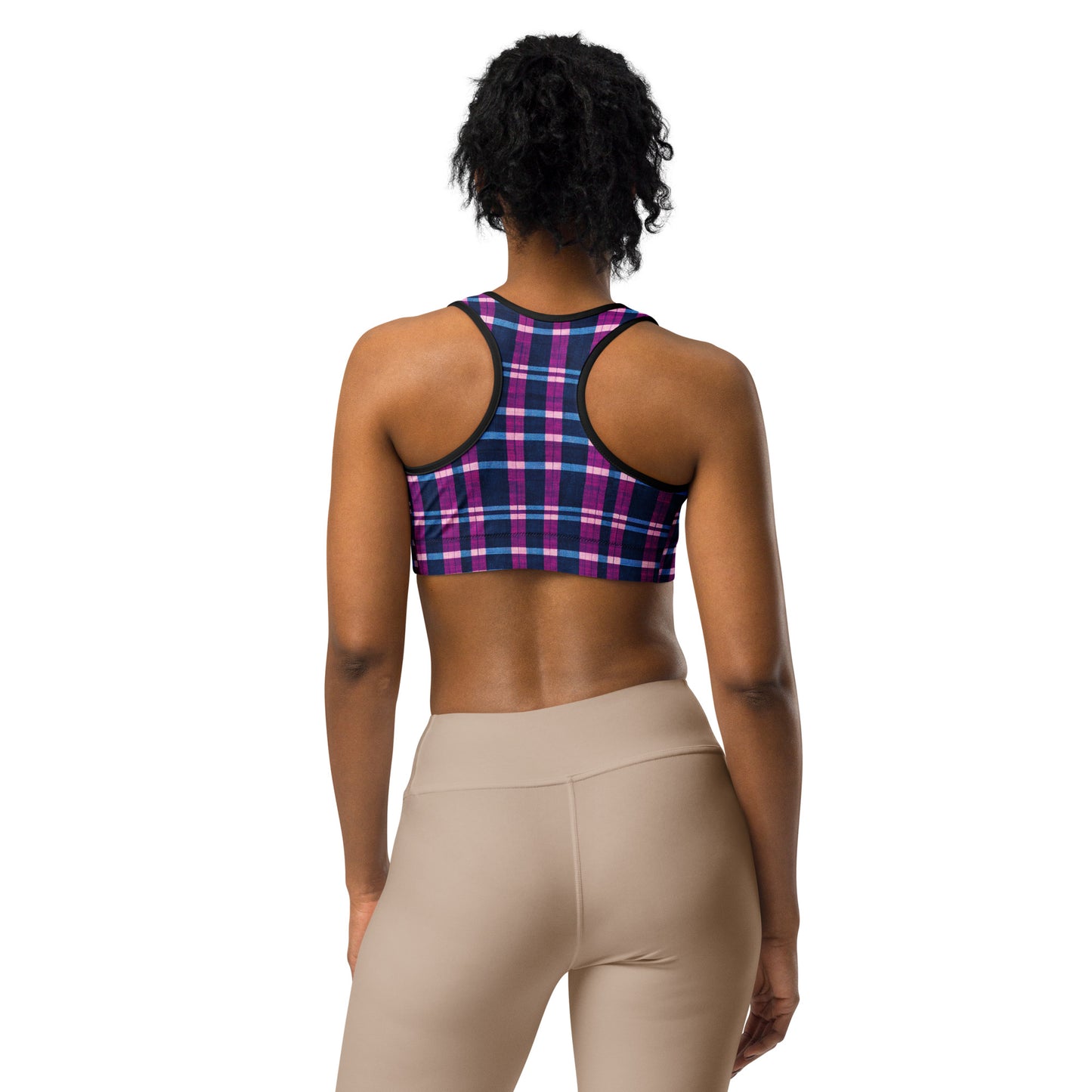 Royal Highlander Plaid Sports bra