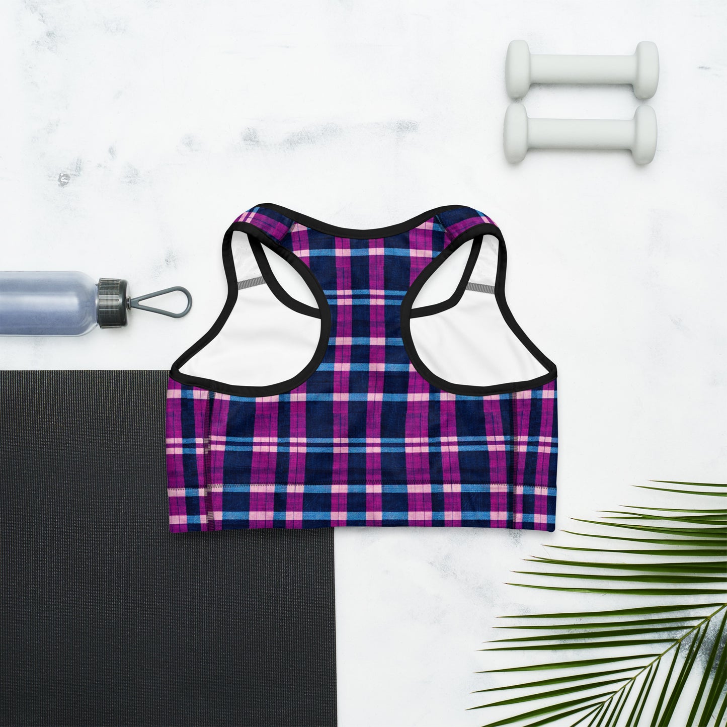 Royal Highlander Plaid Sports bra