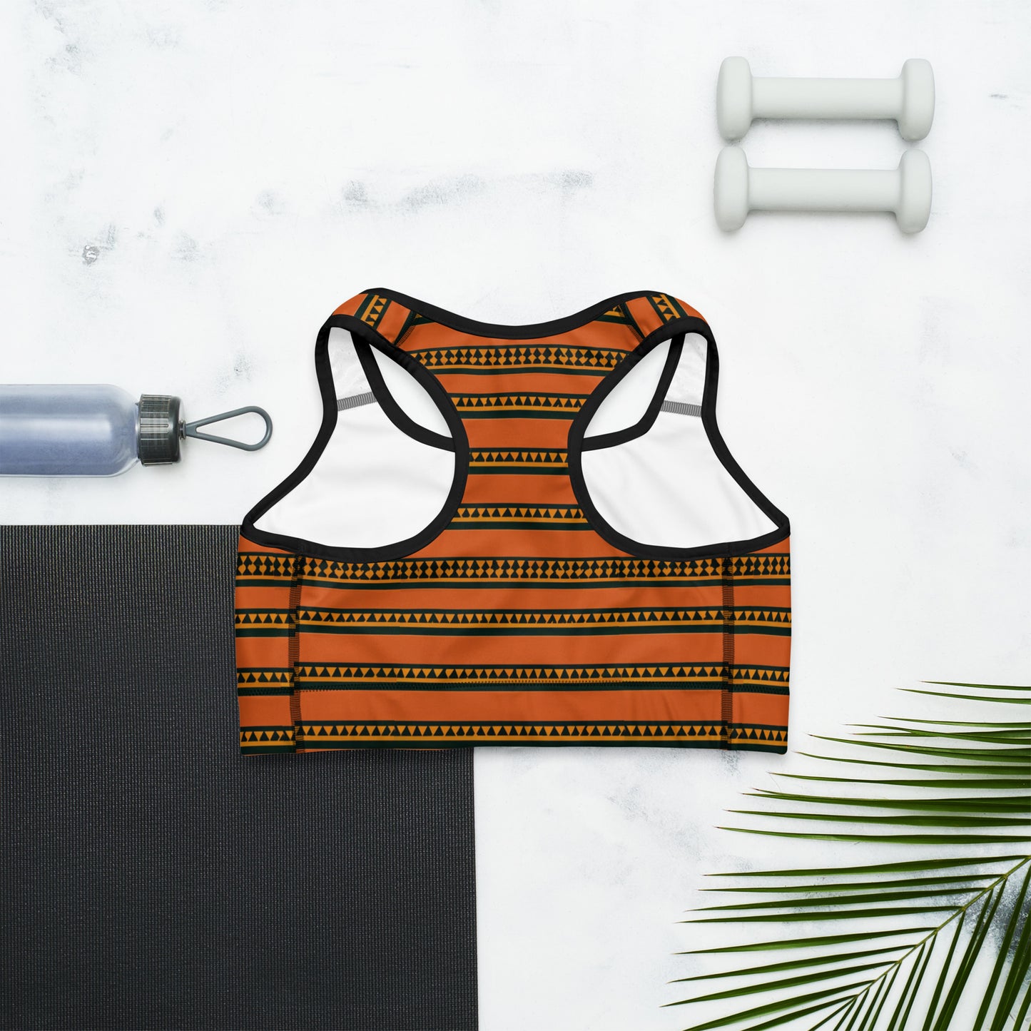 Timbuktu Tangerine Tapestry Sports bra