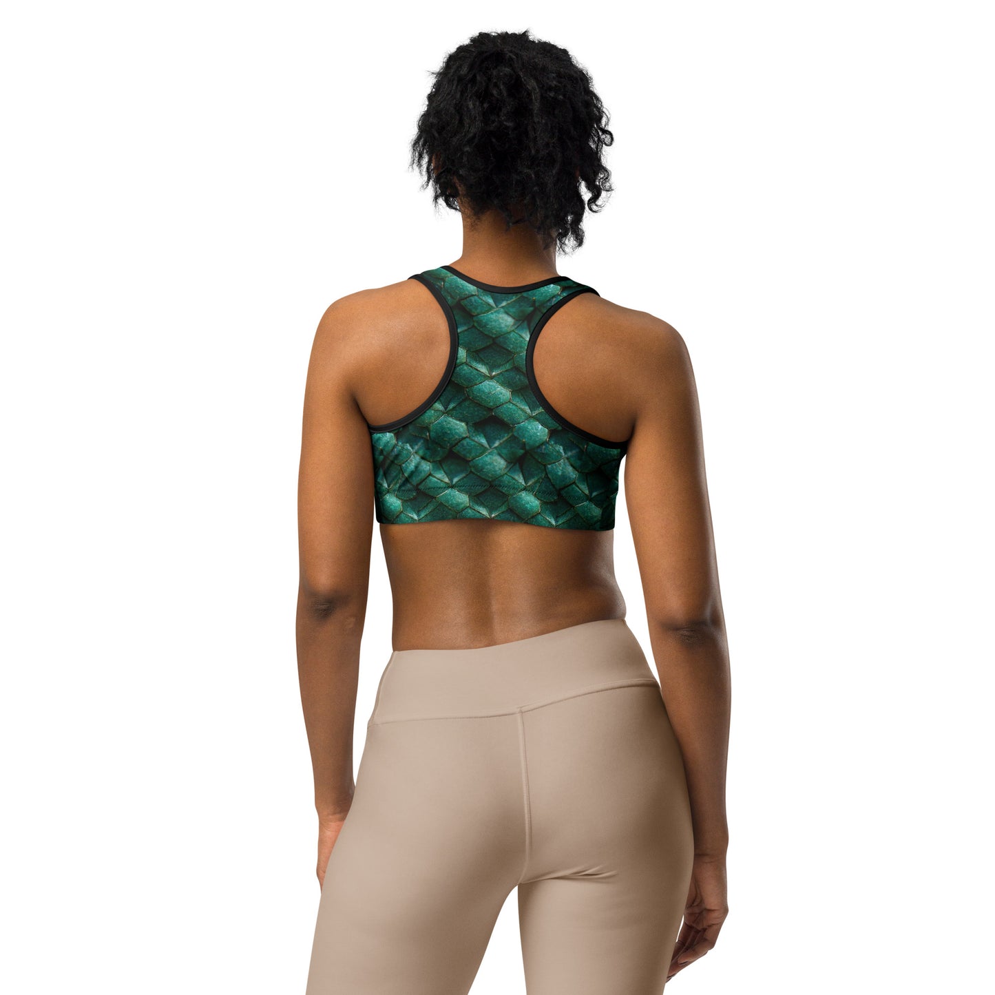 Emeralda the Great Forest Dragon Sports bra