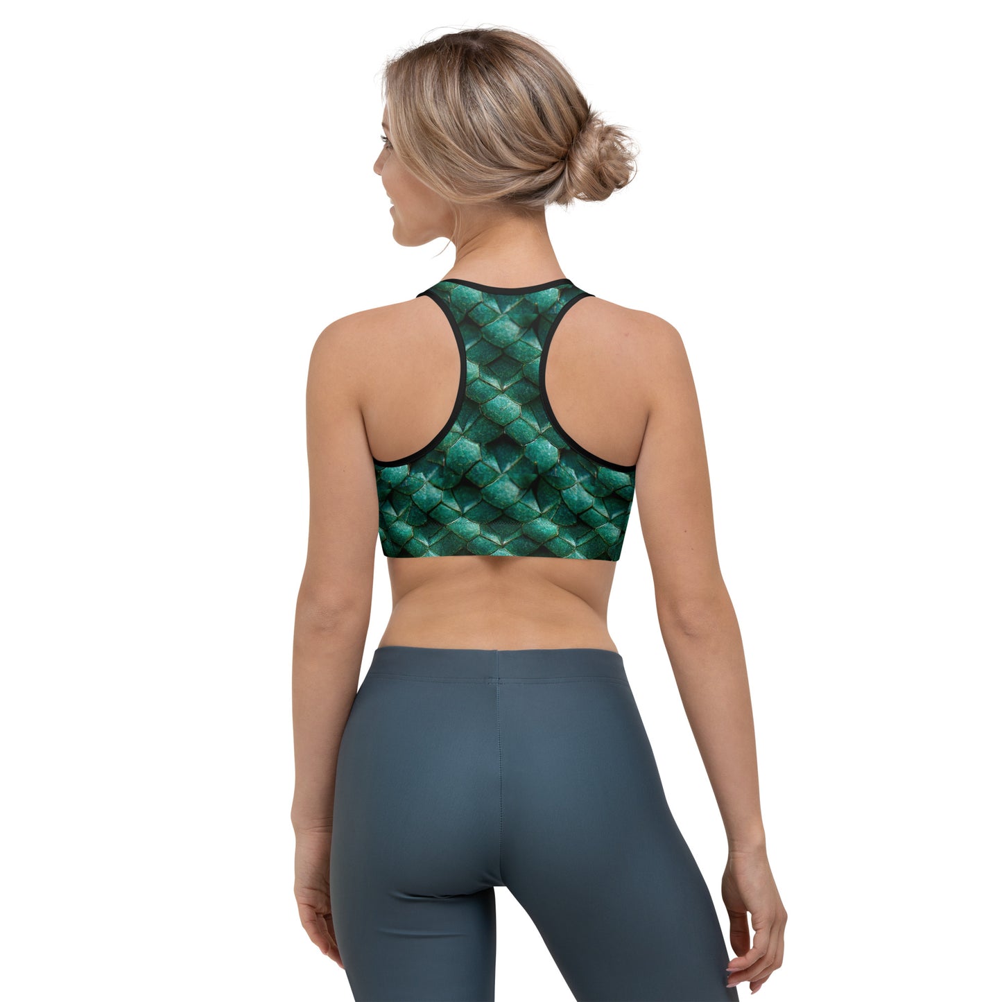 Emeralda the Great Forest Dragon Sports bra