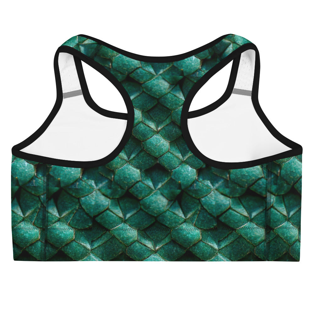 Emeralda the Great Forest Dragon Sports bra