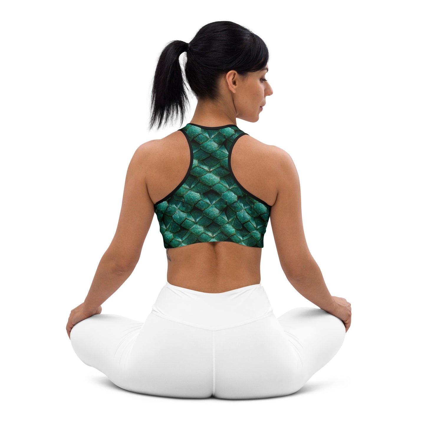 Emeralda the Great Forest Dragon Sports bra