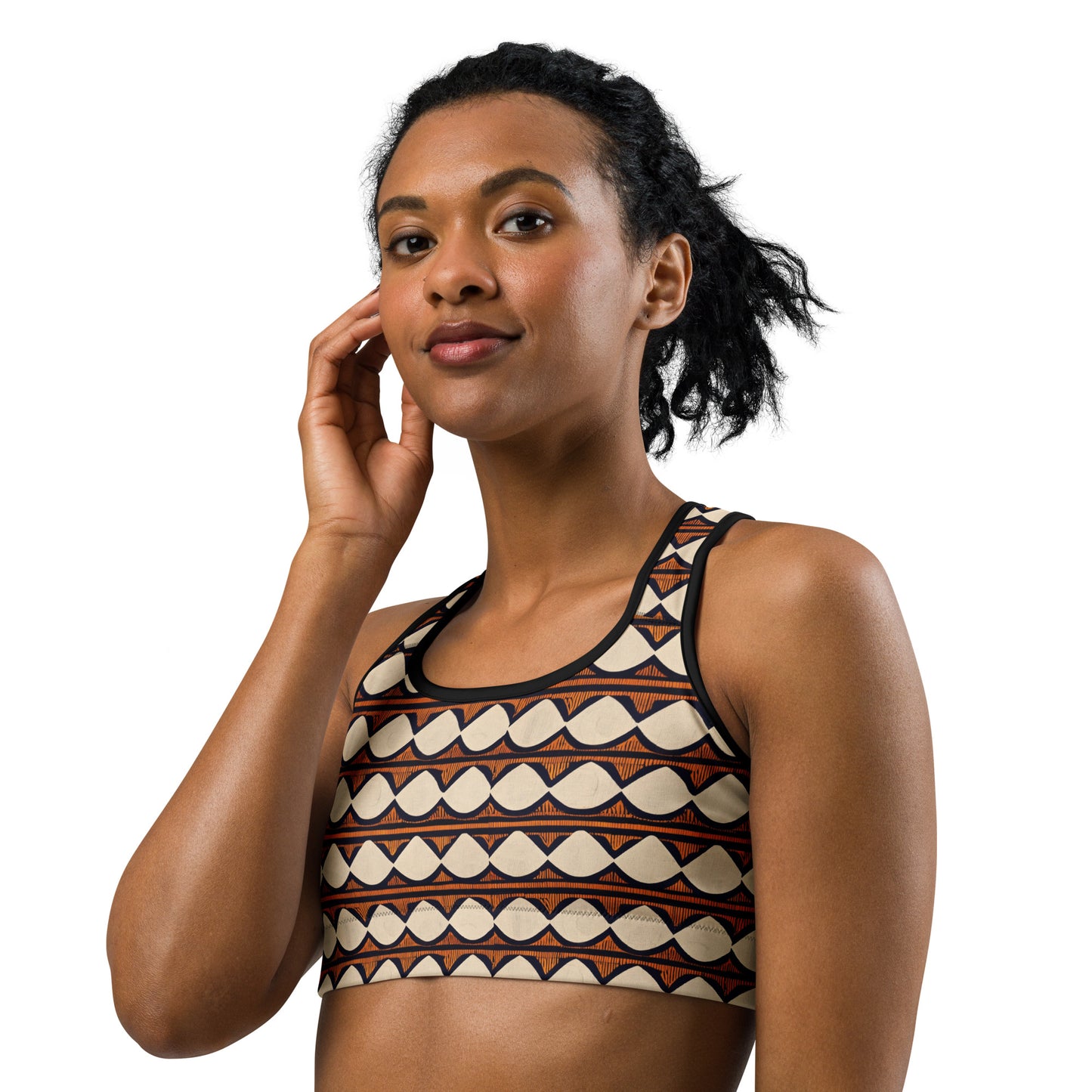 Kilimanjaro Creamsicle Sports bra