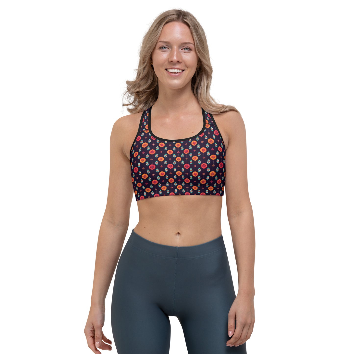 Free Spirited Flora Sports bra