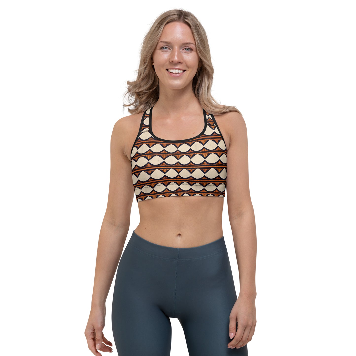 Kilimanjaro Creamsicle Sports bra