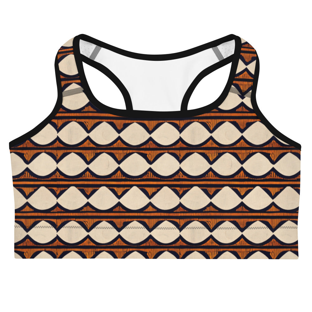 Kilimanjaro Creamsicle Sports bra