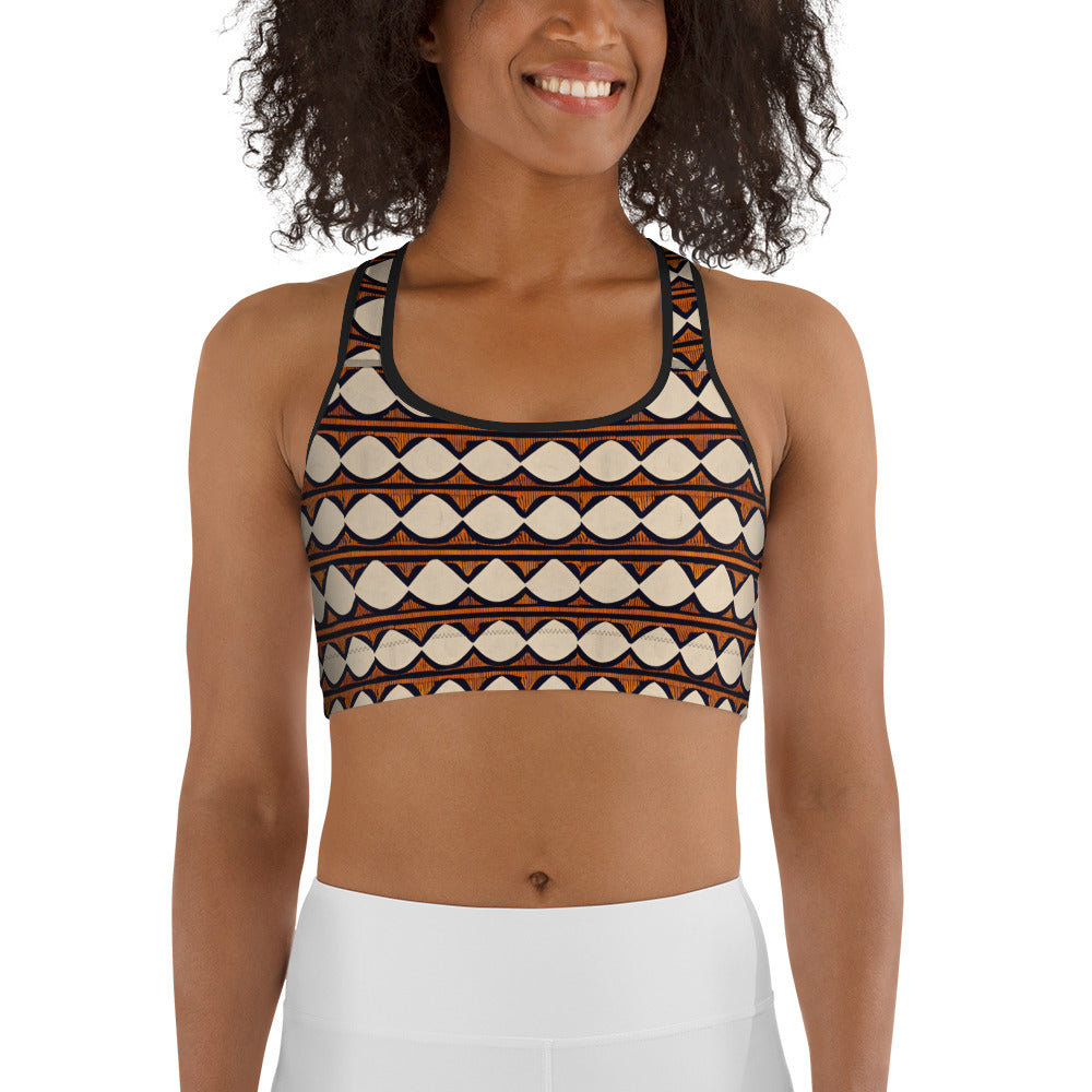 Kilimanjaro Creamsicle Sports bra