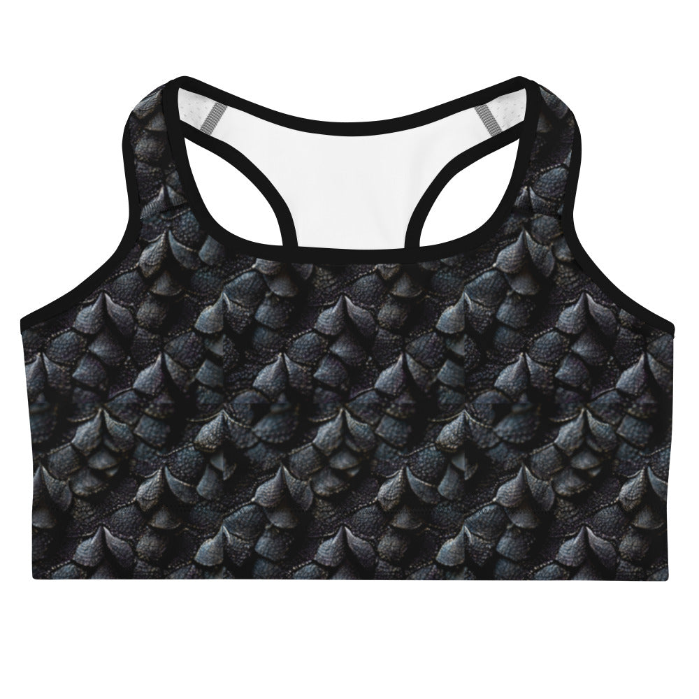 Onyxxor, the Cliff Sentinel Dragon Sports bra